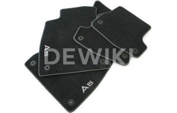 Комплект велюровых ковриков в салон Audi A5 Coupe (T5/B9) Комплект велюровых ковриков в салон Audi A5 Coupe (T5/B9)