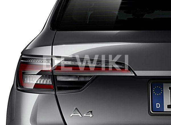Светодиодные задние фонари Audi A4 / S4 / RS4 Avant (8W/B9) / A4 allroad (8W/B9), матовые