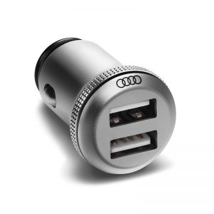 Двойной USB-адаптер Audi для зарядки устройств Двойной USB-адаптер Audi для зарядки устройств