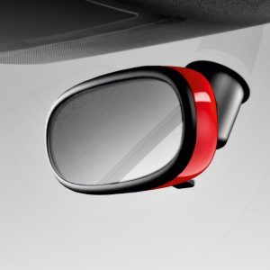 Декоративная накладка внутреннего зеркала Audi A1, красный Мизано, для зеркала без автоматического затемнения