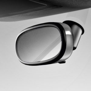 Декоративная накладка внутреннего зеркала Audi A1, серый Дейтона, для зеркала с автоматическим затемнением