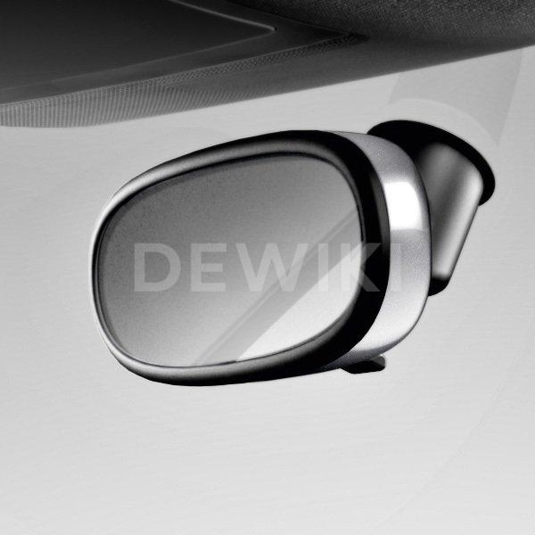 Декоративная накладка внутреннего зеркала Audi A1, серебристый шелковый атлас, для зеркала без автоматического затемнения