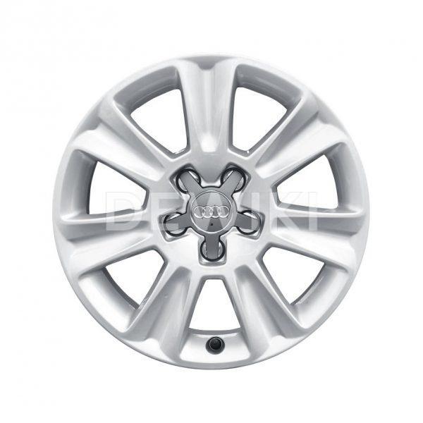 Алюминиевый литой диск R15 дизайн с 7 спицами Audi, Brilliant Silver, 6,5J x 15 ET34 Алюминиевый литой диск R15 дизайн с 7 спицами Audi, Brilliant Silver, 6,5J x 15 ET34