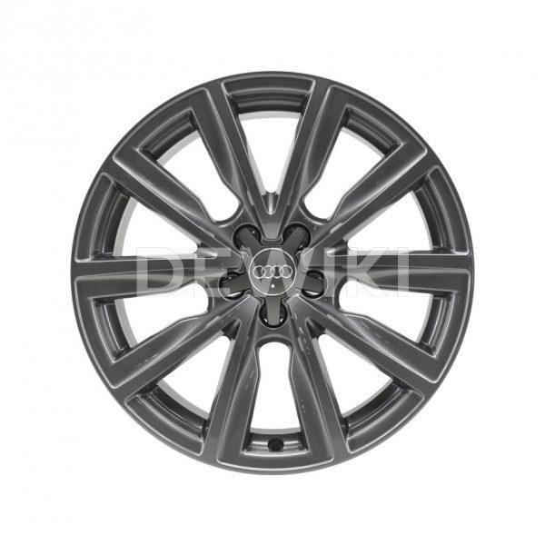 Алюминиевый литой диск R17 дизайн 5 V-образных спиц Audi, Anthracite / Polished, 7,5J x 17 ET36
