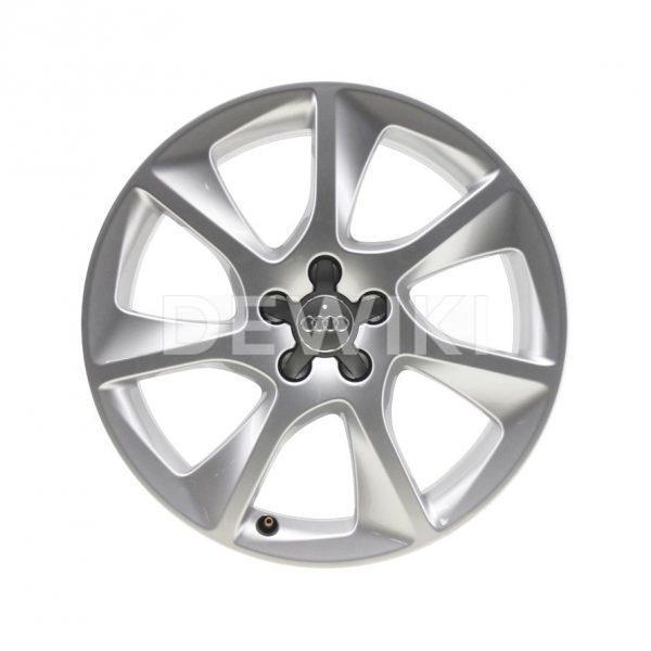 Алюминиевый литой диск R17 в 7-спицевом дизайне Audi, Brilliant Silver, 7,5J x 17 ET36 Алюминиевый литой диск R17 в 7-спицевом дизайне Audi, Brilliant Silver, 7,5J x 17 ET36