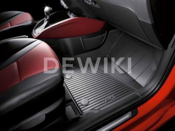 Резиновые передние коврики Audi А1 Резиновые передние коврики Audi А1