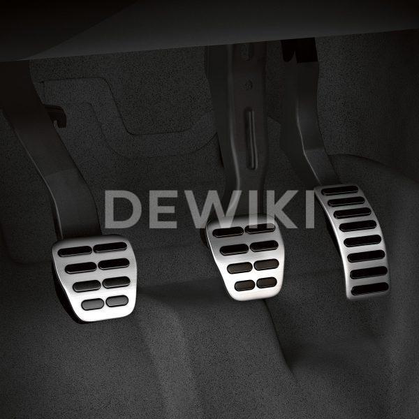 Накладки на педали Audi A1 (8X), для МКПП