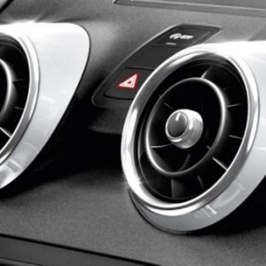 Декоративные накладки дефлекторов Audi A1, серебристый лед Декоративные накладки дефлекторов Audi A1, серебристый лед