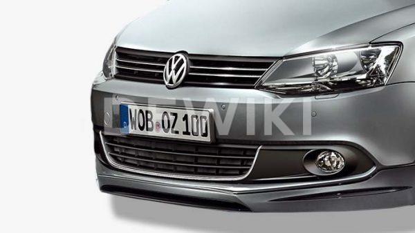 Накладка на бампер передний Volkswagen Jetta 6 Накладка на бампер передний Volkswagen Jetta 6