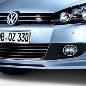 Накладка на бампер передний Volkswagen Golf 6 Накладка на бампер передний Volkswagen Golf 6