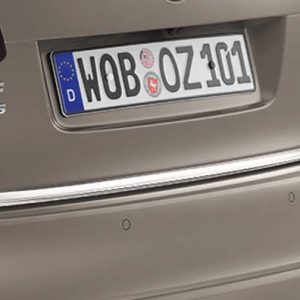 Накладка на крышку багажника Volkswagen Golf Plus, хромированная Накладка на крышку багажника Volkswagen Golf Plus, хромированная