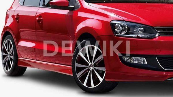 Накладки порогов Volkswagen Polo 5 Накладки порогов Volkswagen Polo 5