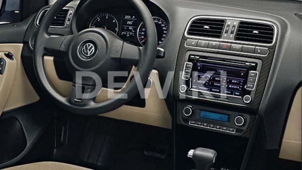 Отделка центральной консоли Volkswagen Polo 5 в стиле Carbon-Optik