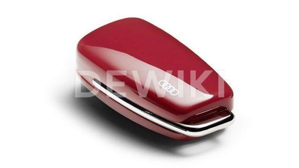 Пластиковая крышка для ключа Audi Ring Design Misano Red