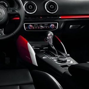 Декоративные накладки для центральной консоли Audi A3/S3 (8V) 2013-н.в., «Colour kit red»