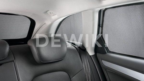 Солнцезащитные шторки Audi A4 / S4 Limousine (8K/B8), для задних боковых стекол и заднего стекла Солнцезащитные шторки Audi A4 / S4 Limousine (8K/B8), для задних боковых стекол и заднего стекла
