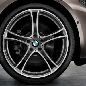 Комплект летних колес в сборе R20 BMW F30/F31/F32/F33/F36 Double Spoke 361 Ferricgrey, Pirelli P Zero, RDC, Runflat
