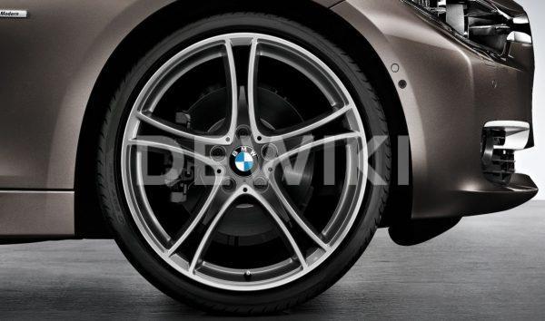 Комплект летних колес в сборе R20 BMW F30/F31/F32/F33/F36 Double Spoke 361 Ferricgrey, Pirelli P Zero, RDC, Runflat