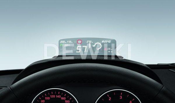 BMW экран Head-Up