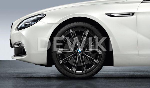 Комплект летних колес в сборе R20 BMW M Performance V Spoke 464 M Liquid Black, Bridgestone Potenza RE050 A, без RDC, Runflat