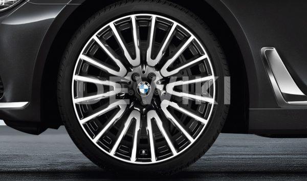 Комплект летних колес в сборе R21 BMW G32/G11/G12 Multi Spoke 629 Orbit Gray, Pirelli P Zero r-f, RDC, Runflat