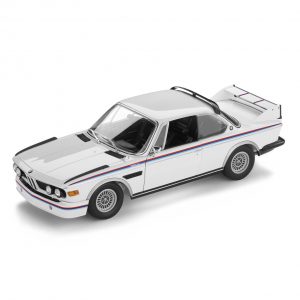 Миниатюрная BMW 3.0 CSL (1971) Heritage Edition, White, масштаб 1:18