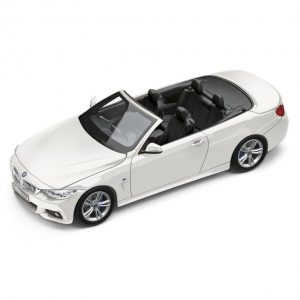 Миниатюрная модель BMW 4 серии Convertible, Alpine White, масштаб 1:43