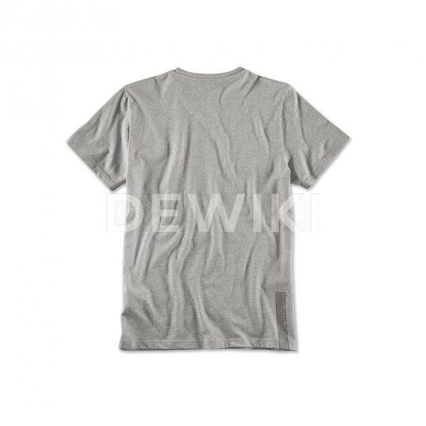 Мужская футболка BMW i с принтом i8, Grey Melange Мужская футболка BMW i с принтом i8, Grey Melange