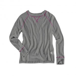 Женский джемпер BMW, Asphalt Grey Melange Женский джемпер BMW, Asphalt Grey Melange