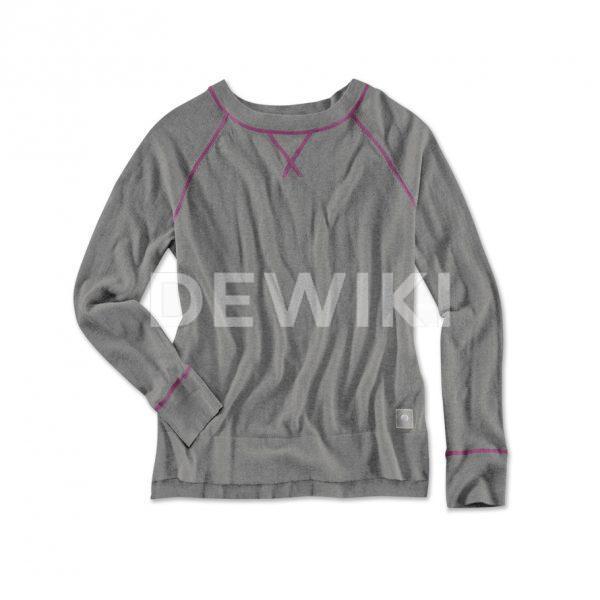 Женский джемпер BMW, Asphalt Grey Melange Женский джемпер BMW, Asphalt Grey Melange