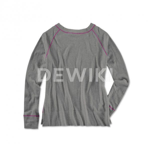 Женский джемпер BMW, Asphalt Grey Melange Женский джемпер BMW, Asphalt Grey Melange