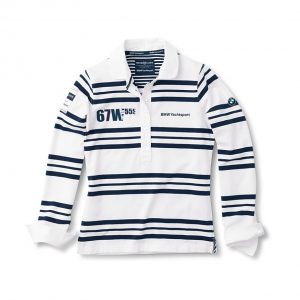 Женская рубашка Yachting в стиле регби, white/blue Женская рубашка Yachting в стиле регби, white/blue