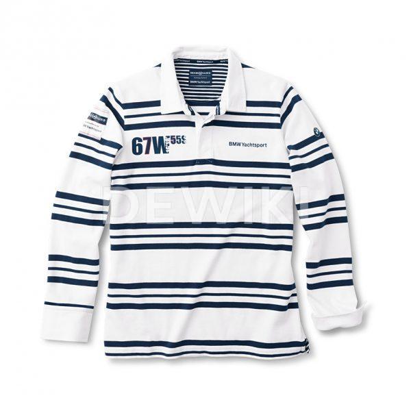 Мужская рубашка BMW Rugby Yachting, White / Blue