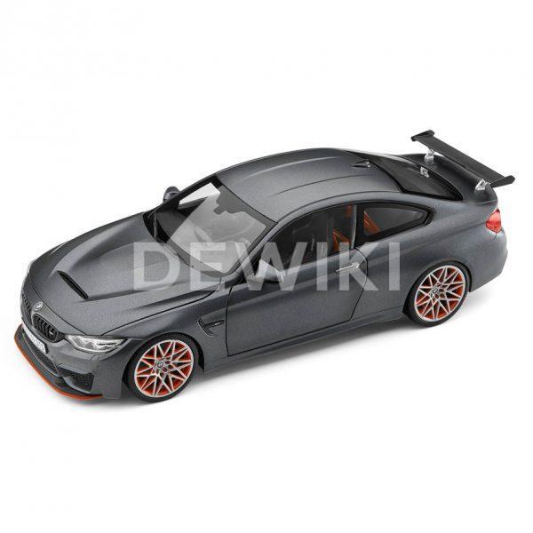 Миниатюрная модель BMW M4 F82 GTS, Frozen Dark Grey, масштаб 1:18 Миниатюрная модель BMW M4 F82 GTS, Frozen Dark Grey, масштаб 1:18