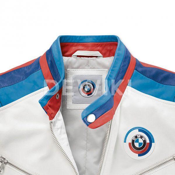 Кожаная куртка BMW Motorsport Heritage, White Кожаная куртка BMW Motorsport Heritage, White