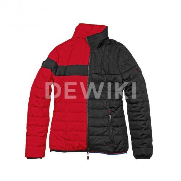 Женский двусторонний пуховик BMW M, Black / Red Женский двусторонний пуховик BMW M, Black / Red