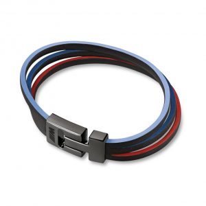 Кожаный браслет BMW M унисекс Кожаный браслет BMW M унисекс