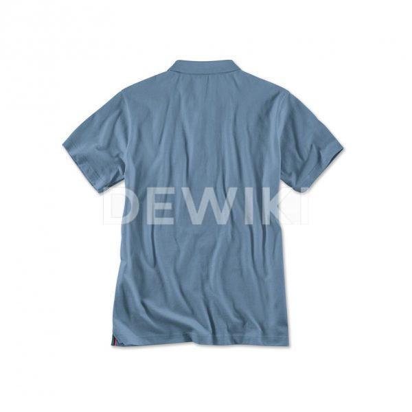 Мужская рубашка-поло BMW, Steel Blue