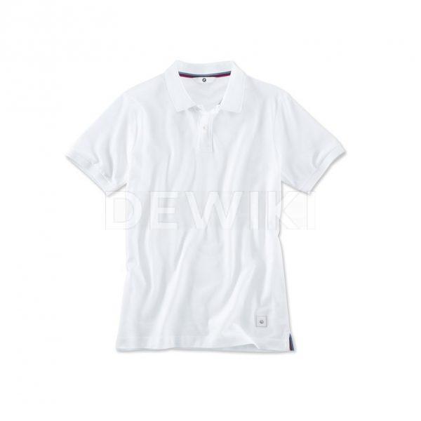 Мужская рубашка-поло BMW, White Мужская рубашка-поло BMW, White