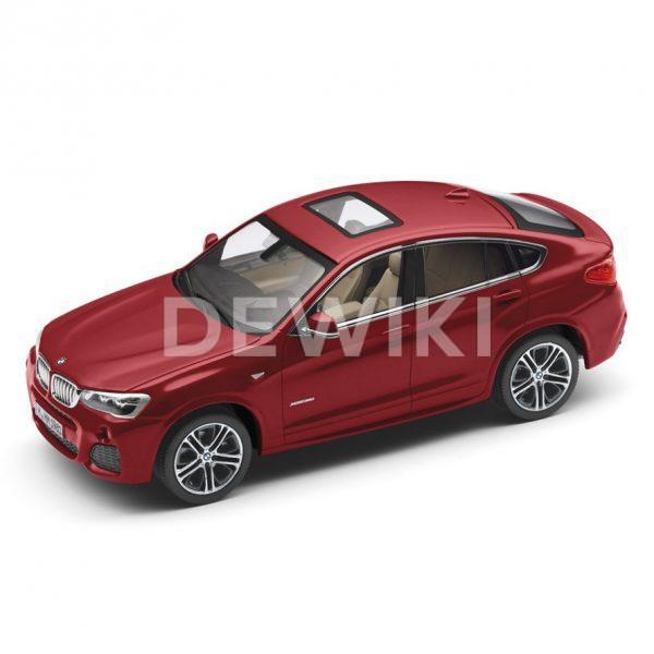 Миниатюрная модель BMW X4, Melbourne Red, масштаб: 1:43