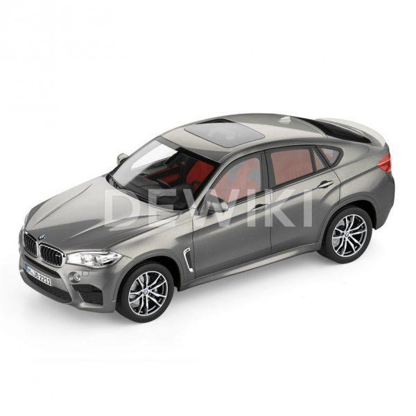 Миниатюрная модель BMW X6 M, Donington Grey, масштаб 1:18 Миниатюрная модель BMW X6 M, Donington Grey, масштаб 1:18