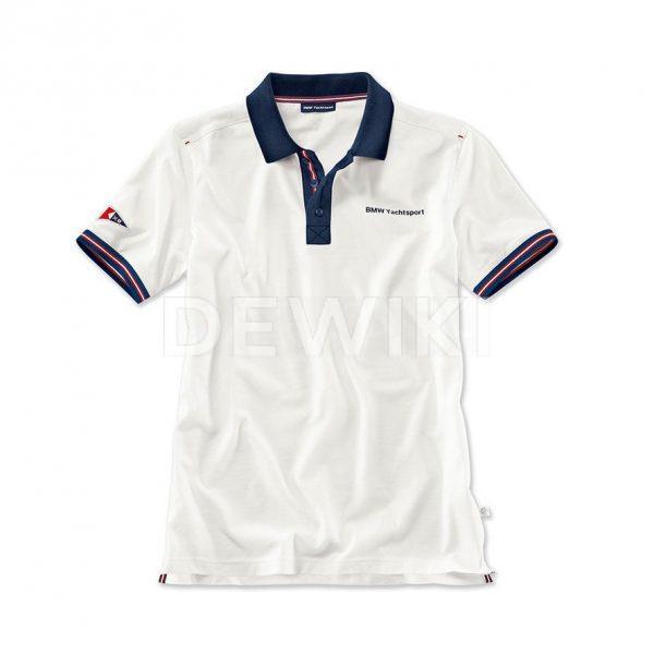 Мужская рубашка-поло BMW Yachtsport, White Мужская рубашка-поло BMW Yachtsport, White