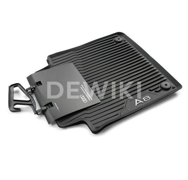 Резиновые задние коврики Audi A8/S8 Long (4N/D5) Резиновые задние коврики Audi A8/S8 Long (4N/D5)