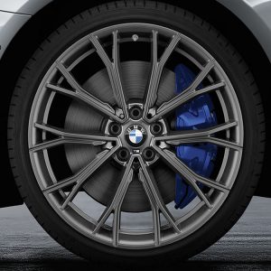 Комплект летних колес в сборе R20 BMW G30/G31 M Performance Double Spoke 669 M Orbitgray, Pirelli P Zero, RDC, Runflat