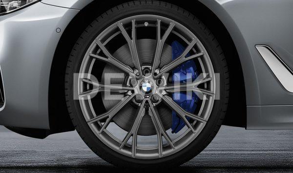 Комплект летних колес в сборе R20 BMW G30/G31 M Performance Double Spoke 669 M Orbitgray, Pirelli P Zero, RDC, Runflat Комплект летних колес в сборе R20 BMW G30/G31 M Performance Double Spoke 669 M Orbitgray, Pirelli P Zero, RDC, Runflat