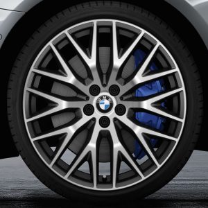 Комплект летних колес в сборе R20 BMW G30/G31 Cross Spoke 636 Orbit Grey, Goodyear Eagle F1 Asymmetric 3 ROF, без RDC, Runflat