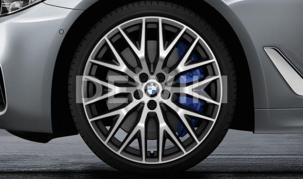 Комплект летних колес в сборе R20 BMW G30/G31 Cross Spoke 636 Orbit Grey, Goodyear Eagle F1 Asymmetric 3 ROF, без RDC, Runflat Комплект летних колес в сборе R20 BMW G30/G31 Cross Spoke 636 Orbit Grey, Goodyear Eagle F1 Asymmetric 3 ROF, без RDC, Runflat