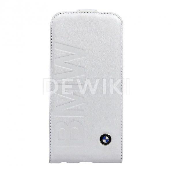 Чехол-флип BMW для iPhone 5/5S, White Чехол-флип BMW для iPhone 5/5S, White