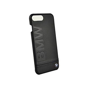 Кожаный чехол для iPhone 7 BMW Logo Imprint Black