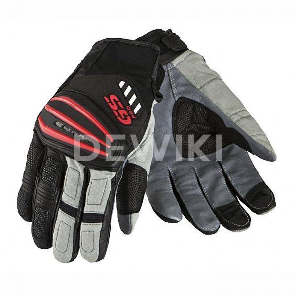 Мотоперчатки BMW Motorrad Rallye, Black/Gray/Red Мотоперчатки BMW Motorrad Rallye, Black/Gray/Red